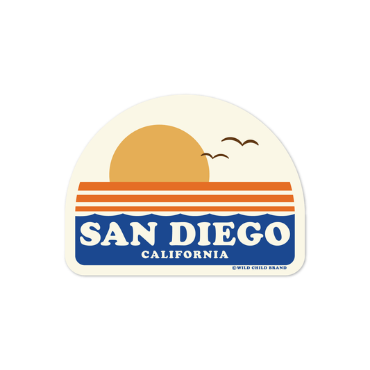 Sunset San Diego Sticker