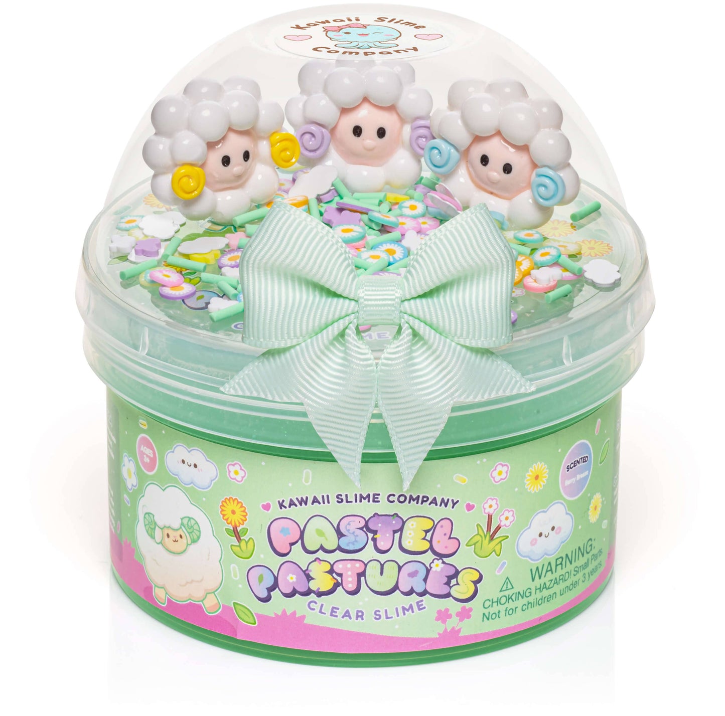 Pastel Pastures Clear Signature Dome™ Slime