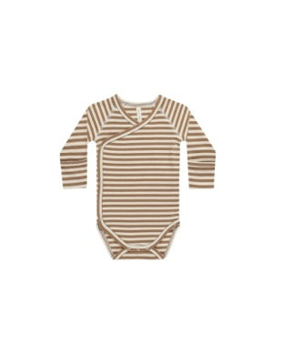 Cinnamon Stripe Side Snap Bodysuit