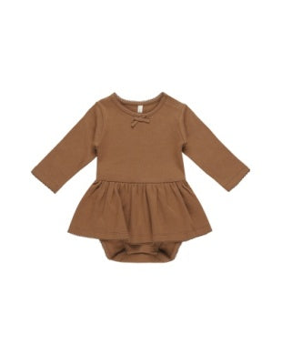 Cinnamon Skirted Bodysuit