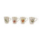 Embossed Stoneware Footed Mug with Holiday Icon