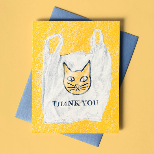 Thank You Cat Bag Card