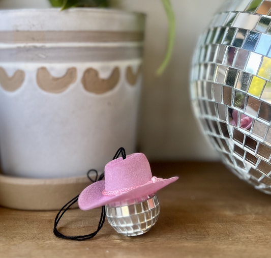 Disco Cowgirl Ornament