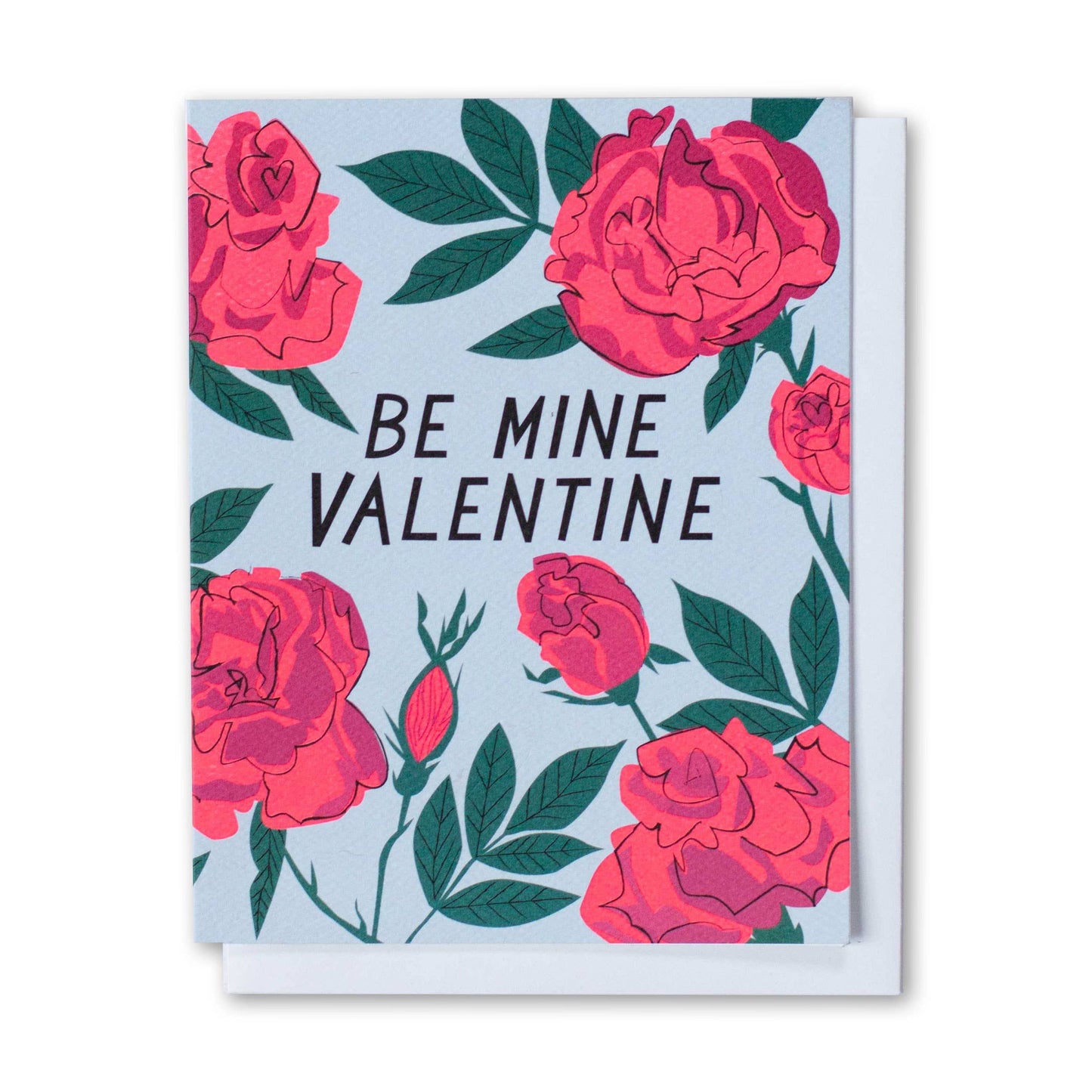 Be Mine Roses Card