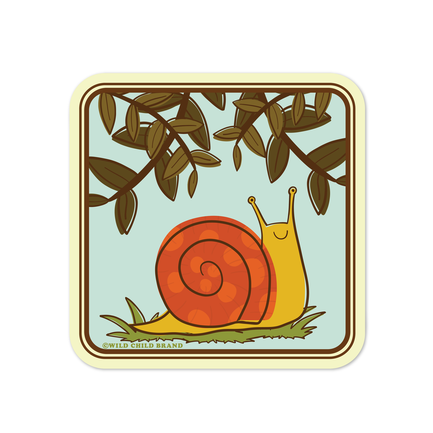 Cruisin’ Snail Sticker