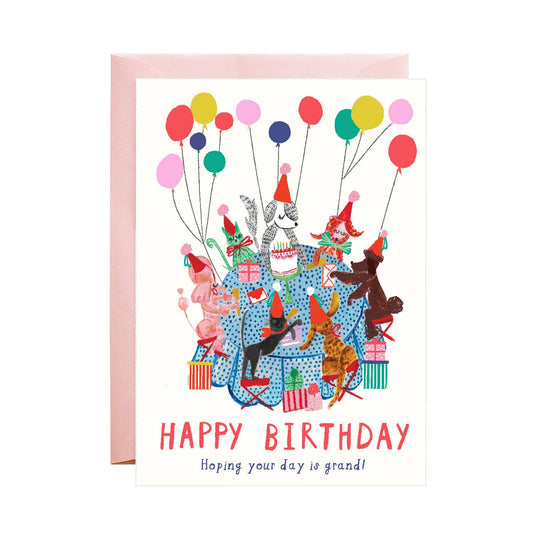 Dog Party Card