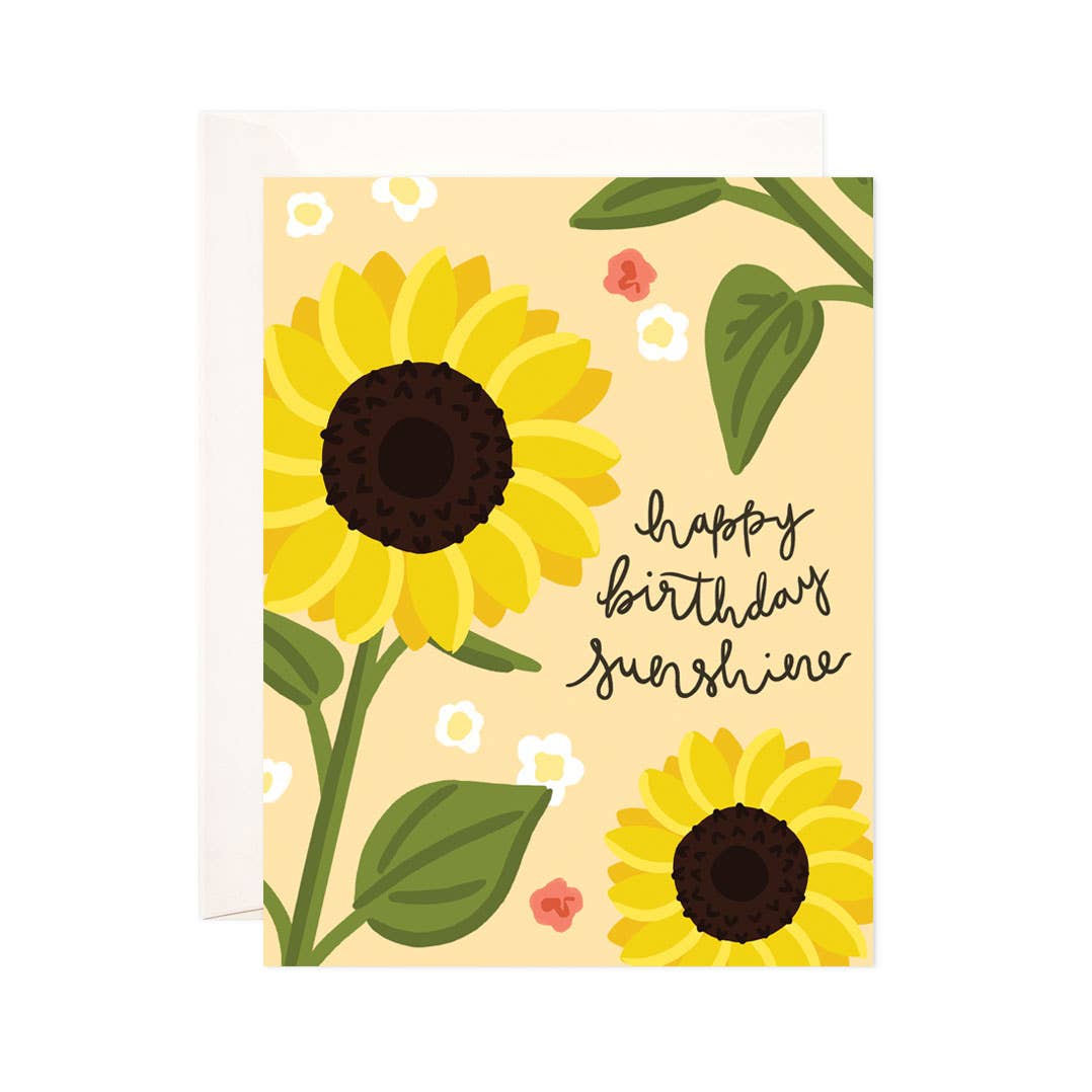 Sunflower Birthday Greeting Card