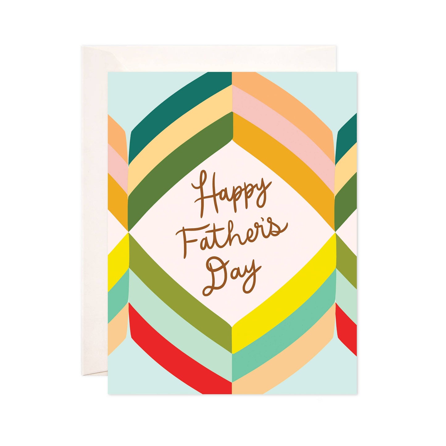 Father's Day Stripes Greeting Card