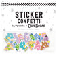 Care Bears Playtime Sticker Confetti