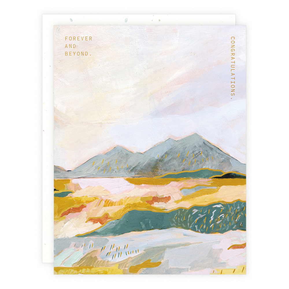 Mountain Fields Card