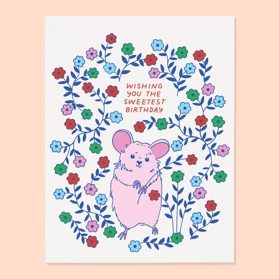 Bday Mouse Card
