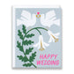 Doves Happy Wedding Card