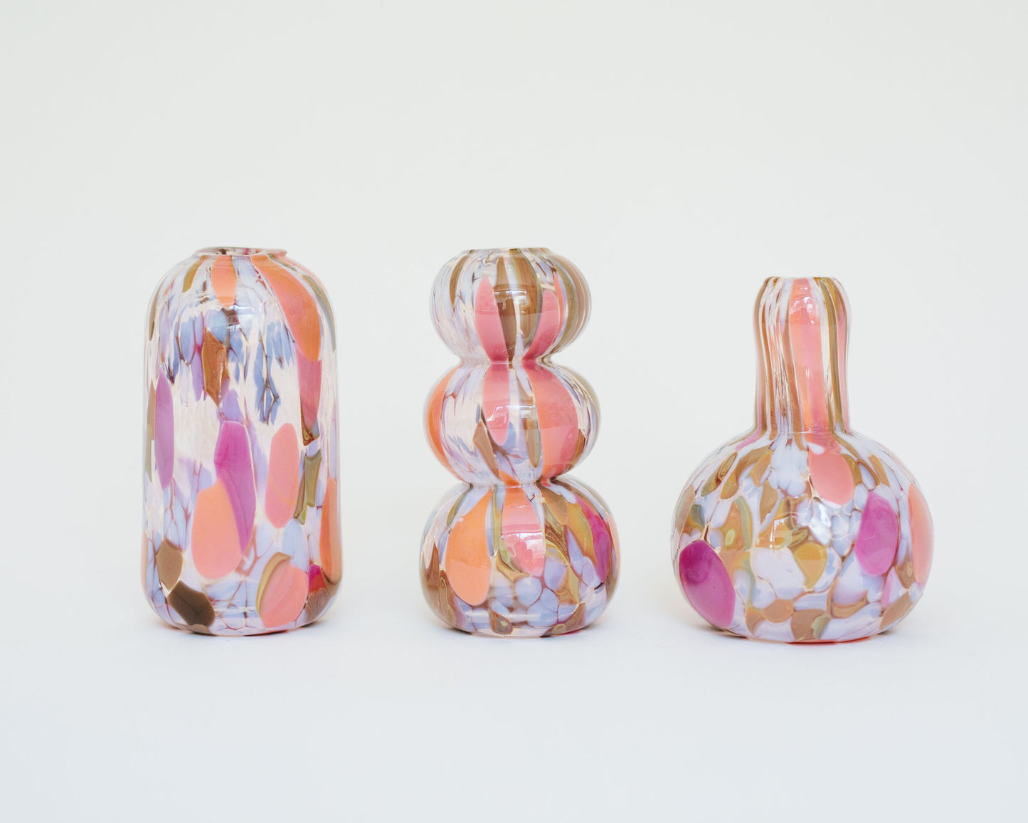 Glass Blown Mini Vases