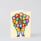 Happy Birthday Bear and Balloons Greetings Card