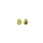 Avocado Enamel Stud Earrings