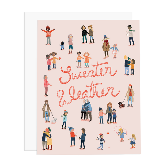 Sweater Weather Greeting Card