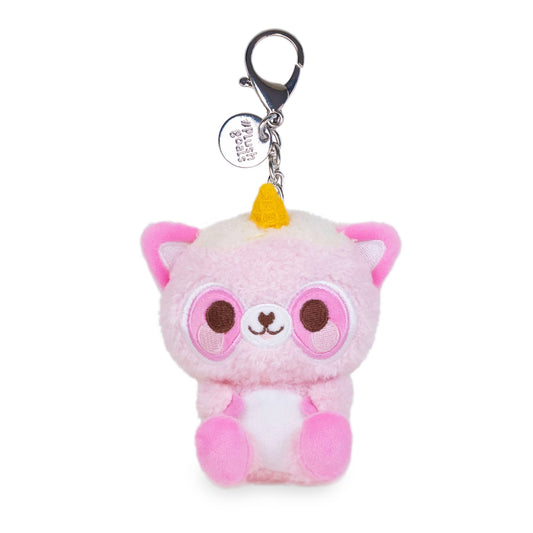 Mini Pink Raccoon Keychain