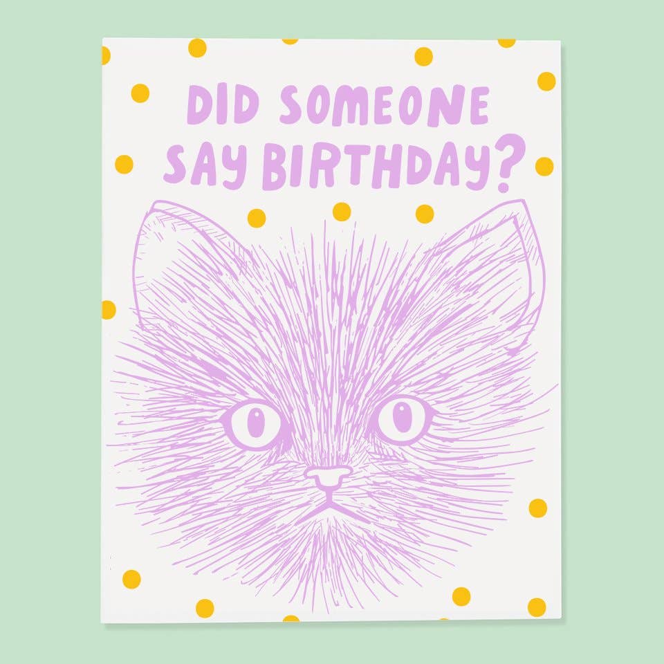 Say Birthday Card