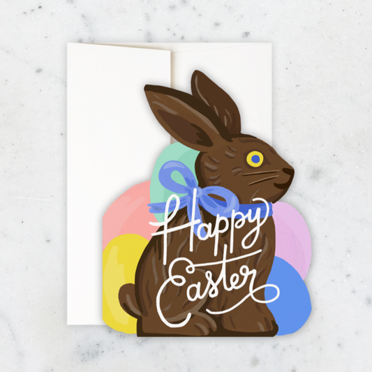 Bunny cut out card