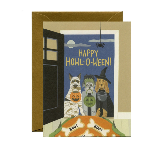 Howl-O-Ween Card