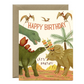 Dino Party Birthday Card