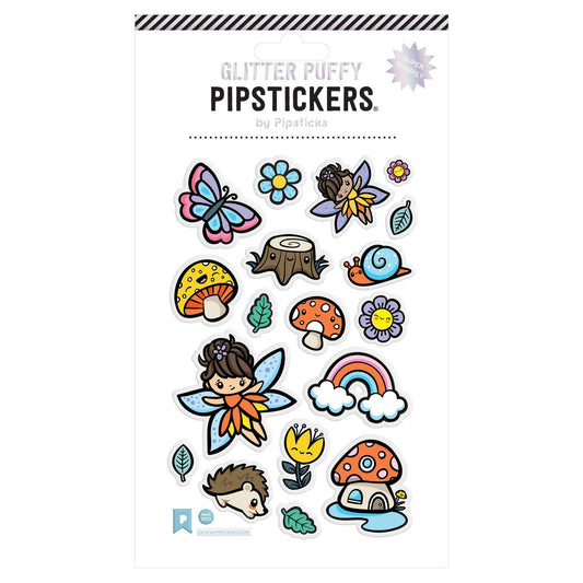 Puffy Forest Fairies Stickers