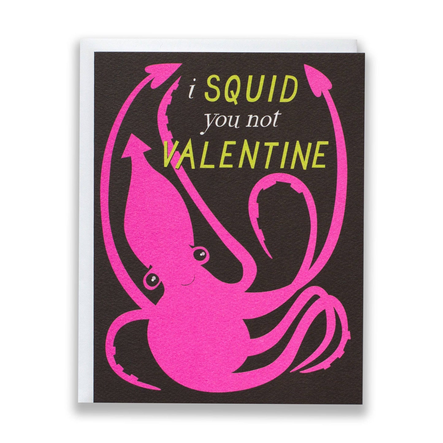 I Squid You Not Valentine Card
