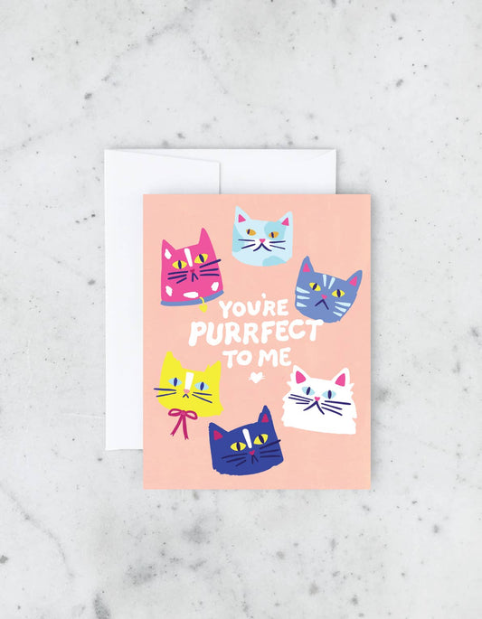 Purrfect To Me Card